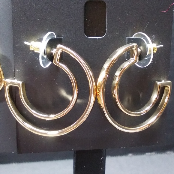 ALFANI Elegant Gold Tone Pierced Earrings 3 Classic Pairs Post & Wire NWT - Picture 7 of 12